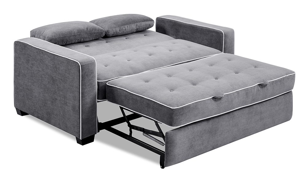 Serta Augustine Full Size Convertible Sofa By Lifestyle Solutions Right Futons Waterbeds