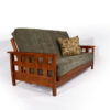 Lambton Full Size Wall Hugger™ Futon Frame - Warm Cherry - Image 2