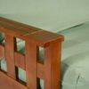 Lambton Full Size Wall Hugger™ Futon Frame - Warm Cherry - Image 3