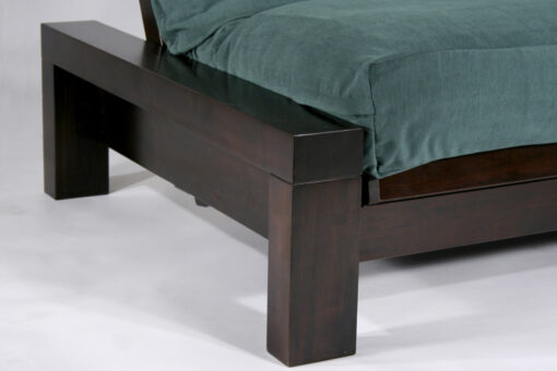 Rockwell Queen Size Wall Hugger™ Futon Frame - Black Walnut - Image 2