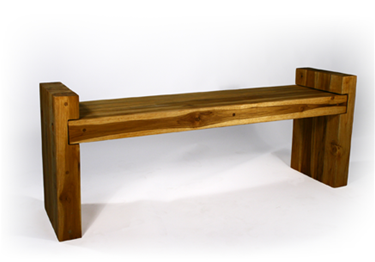 Teak Block Bench