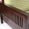 Tiro Queen Wall Hugger™ Futon Frame - Dark Cherry - Image 4