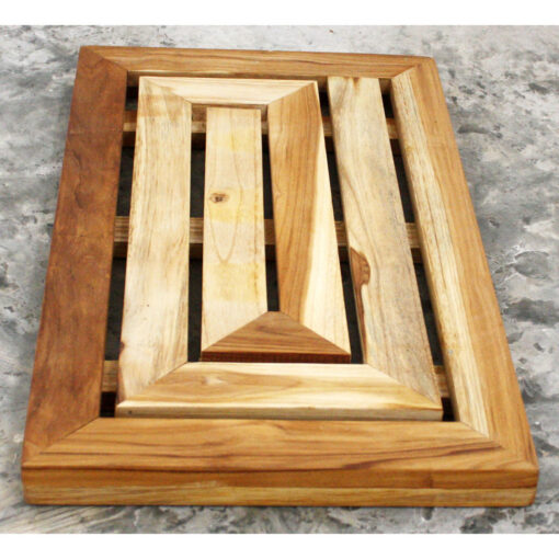 Teak Maze Spa Mat