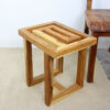 Teak Maze Spa Stool - Image 2