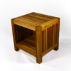 Teak Slat End Table