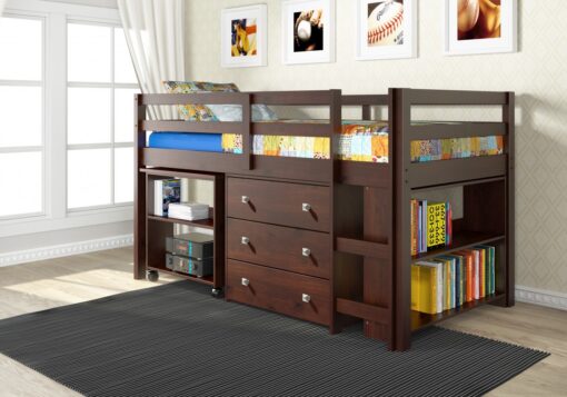 Donco® Twin Low Loft Bed