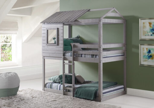 Donco Twin Deer Blink Bunk Loft Bed