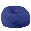 Full Size Navy Blue Corduroy Bean Bag Sleeper