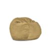 Full Size Tan Chenille Bean Bag-There's A Bed Inside!