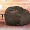 Full Size Expresso Chenille Bean Bag-There's A Bed Inside!