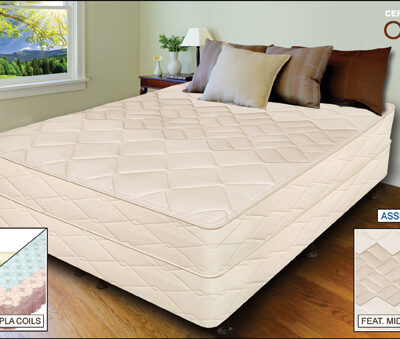 Elite - 12" Natural Latex and Coil Mattress - Eastern King