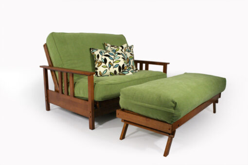 Durango Love Seat & Ottoman  Wall Hugger™ Futon Frame
