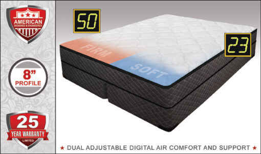 Evolutions Luxury Support Dual Adjustable Air Bed - Queen Size
