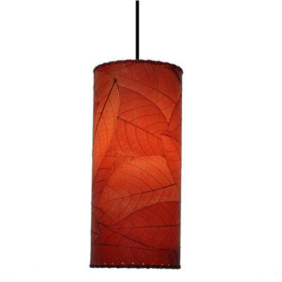 Eangee Cylinder Pendant Red