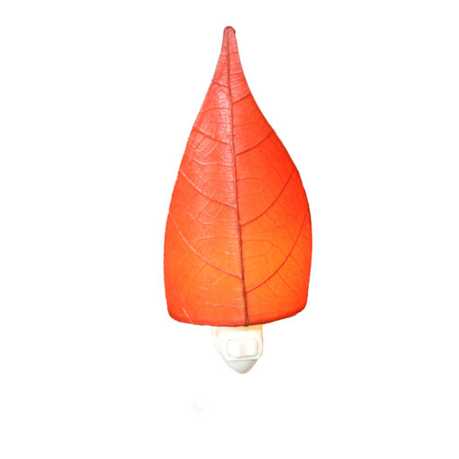 Eangee Leaf Nightlight Red