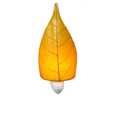 Eangee Leaf Nightlight Yellow