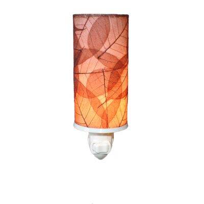 Eangee Cylinder Nightlight Burgundy