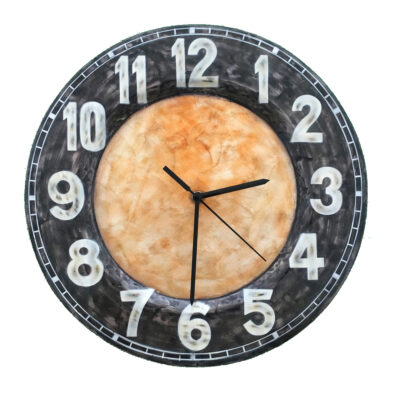 Eangee Clock Wall Decor With Black Rim