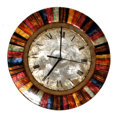 Eangee Clock Wall Decor Multicolor Face