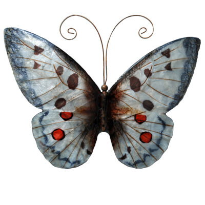 Eangee Butterfly Wall Decor White And Red