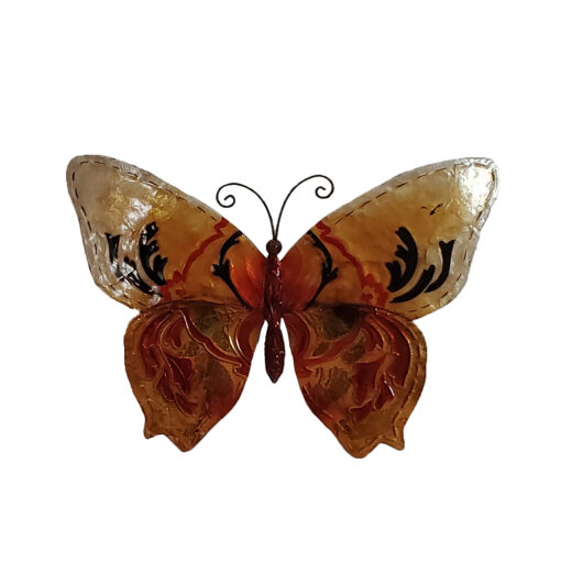 Eangee Butterfly Wall Decor Gold And Red