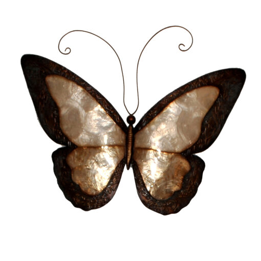 Eangee Butterfly Wall Decor Earthtoned With Border