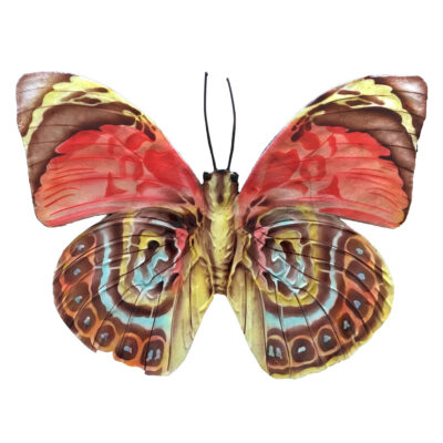 Eangee Butterfly Wall Decor Red Multi Color