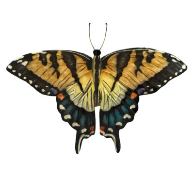 Eangee Butterfly Wall Decor Gold And Blue