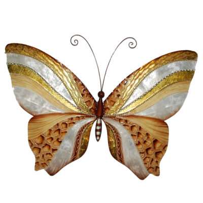 Eangee Butterfly Wall Decor Copper And Pearl