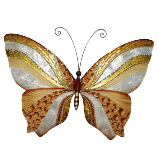 Eangee Butterfly Wall Decor Copper And Pearl