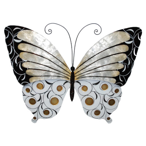 Eangee Butterfly Wall Decor Black Pearl And Gold