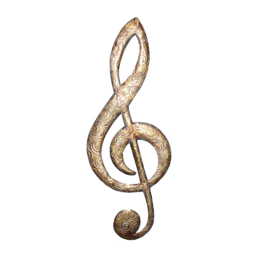 Eangee Music Wall Decor Note In Gold