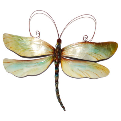 Eangee Dragonfly Wall Decor Pearl