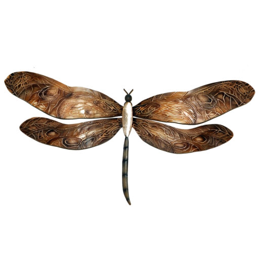 Eangee Dragonfly Wall Decor Earthtoned