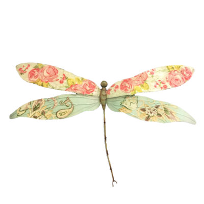 Eangee Dragonfly Wall Decor Pink And Blue