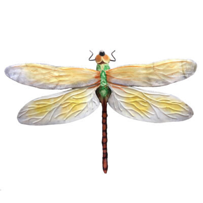 Eangee Dragonfly Wall Decor White And Green