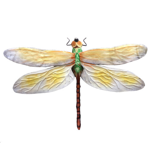 Eangee Dragonfly Wall Decor White And Green