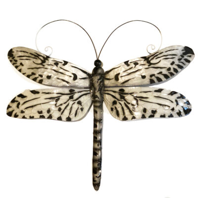 Eangee Dragonfly Wall Decor Black And White