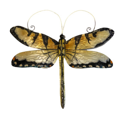 Eangee Dragonfly Wall Decor Gold And Blue