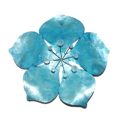 Eangee Flower Wall Decor Blue