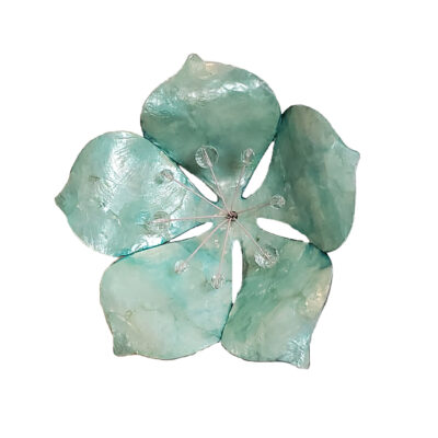 Eangee Flower Wall Decor Light Blue