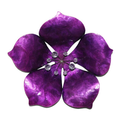 Eangee Flower Wall Decor Purple