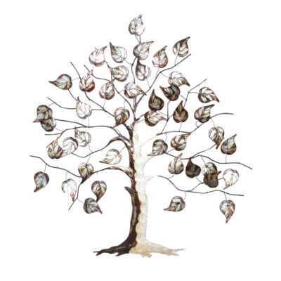 Eangee Tree Wall Decor Giant Blue And Pewter