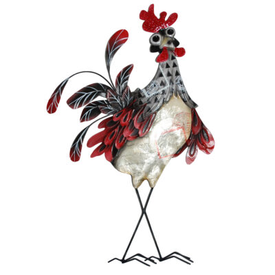 Eangee Rooster Wall Decor Red White And Blue