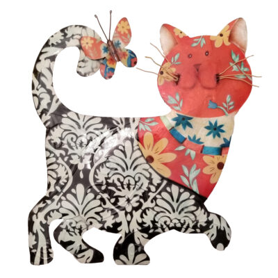 Eangee Cat Wall Decor Black And Red