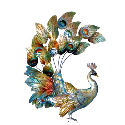 Eangee Peacock Wall Decor Tail Raised