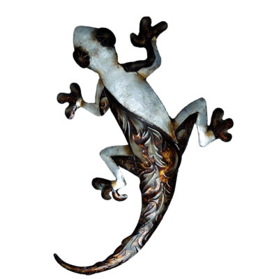 Eangee Gecko Wall Decor Pearl And Tan