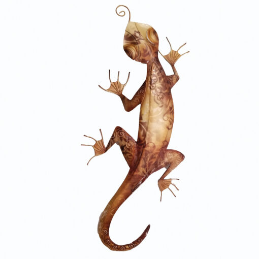 Eangee Gecko Wall Decor Brown