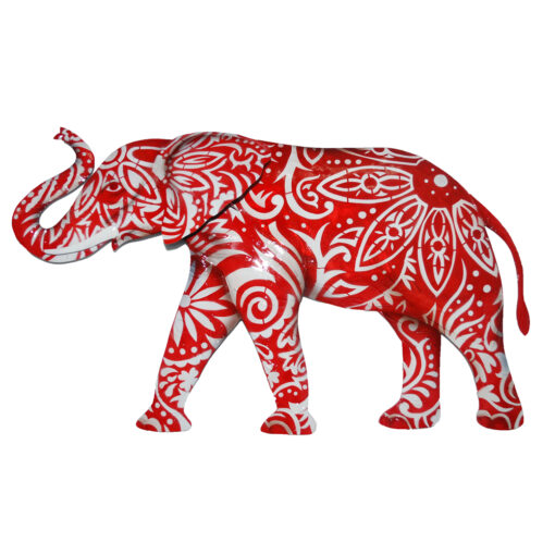 Eangee Elephant Wall Decor Red