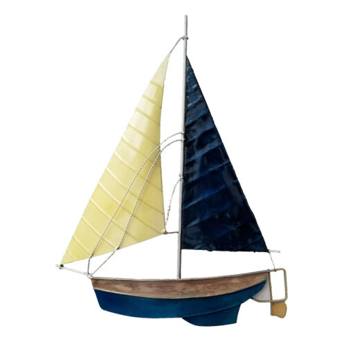 Eangee Sailboat Wall Decor Canvas And Blue
